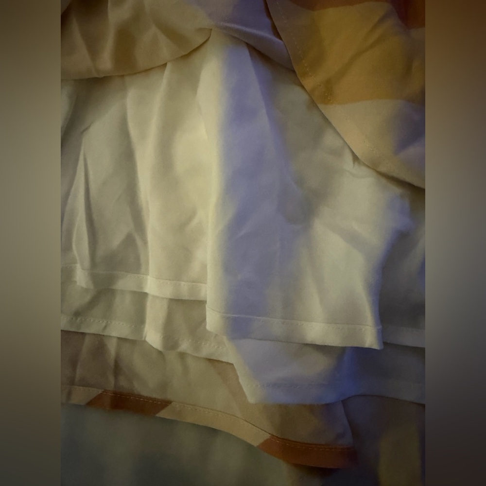 Petal & Pup Striped Tan and Cream Maxi Dress - Picture 12 of 12